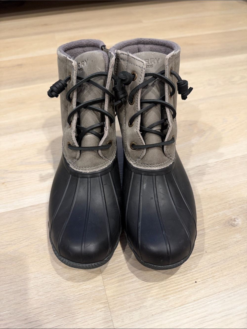 Sperry Black & Gray Top-Siders
